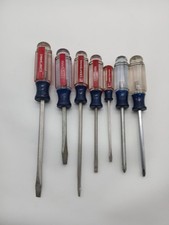 Lot Of 7 Vintage Craftsman Screwdrivers See Pics