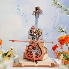 ROKR Symphony of Gorgeous Dreams Mechanical Music Box 3D Wooden Puzzle Xmas Gift