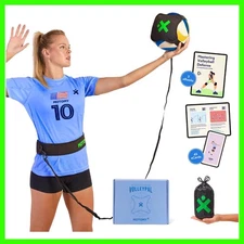Volleyball Training Equipment Aid Solo Volleyball Trainer Kit, Incl elastic cord