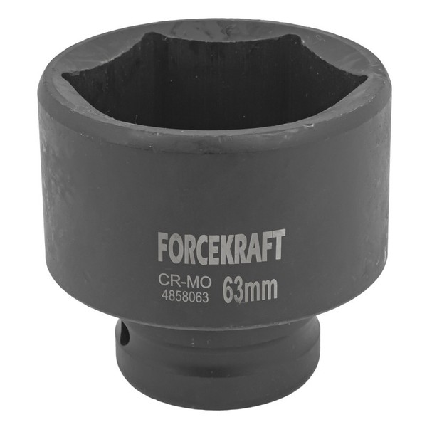 "Forcekraft Schlagschrauber Nuss 1\" 63Mm Sechskant Crmo Schlagnuss Lkw SW63"-image