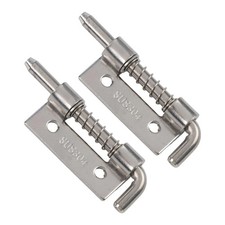 Silver Latch Pin Spring Loaded Latch Pin 304 Stainless Steel High Quality