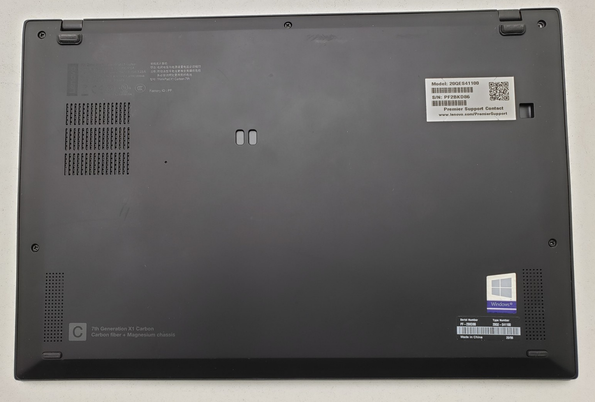 Lenovo ThinkPad X1 Carbon Gen 7th i7-8665U 16GB RAM 256GB SSD