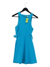 Guess A-Line Midi Dress L in Blue