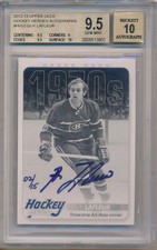 GUY LAFLEUR 2012-13 Upper Deck HOCKEY HEROES AUTO /15 BGS 9.5 On Card AUTO 10