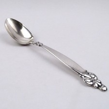 Wilkens Schloss Kronborg Suppenl&ouml;ffel 800 Silber Hammerschlag Jugendstil 21,4 cm