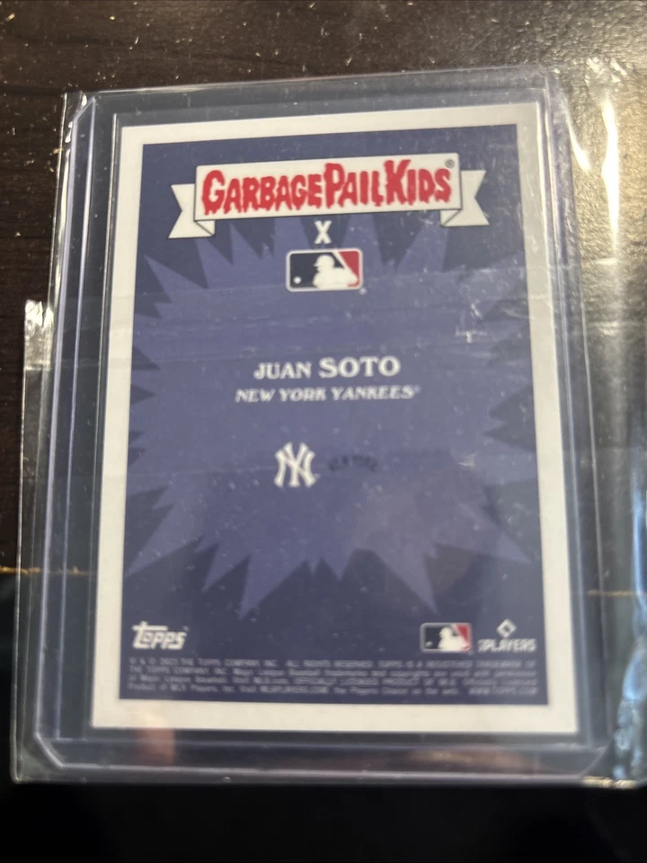 2024 Topps Garbage Kids GPK Series 3 MLB David Gross C Variant Juan SOTO 15c - Image 2 of 2