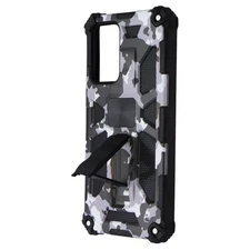 MyBat Rugged Kickstand Case for Samsung Galaxy A52 5G - White Camo/Black