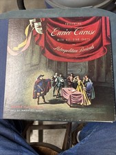 Vintage Presenting Enrico Caruso 4 Lp Set January 3, 1905/1908