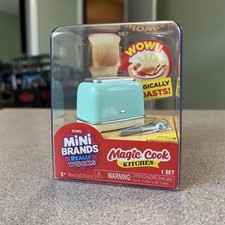 Mini Brands Really Works Magic Cook Kitchen TOASTER Novelty Toy 2026 NEW