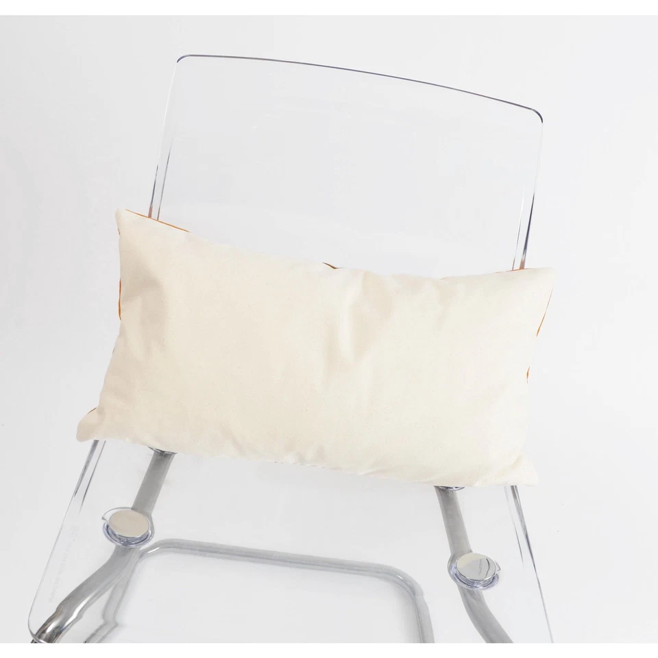 Almohada Lumbar Retro Mod Vintage Años 70 Tela Árboles Nubes Almohada con Inserto Foto 4 de 4