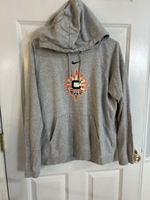 Nike Men's Heathered Gray Connecticut Sun Primary Logo Pullover Hoodie Large
