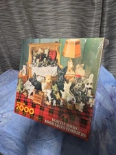 SPRINGBOK "Scottie Dogs" (Adorables Terriers) jigsaw puzzle 2000-piece 1998 NIP