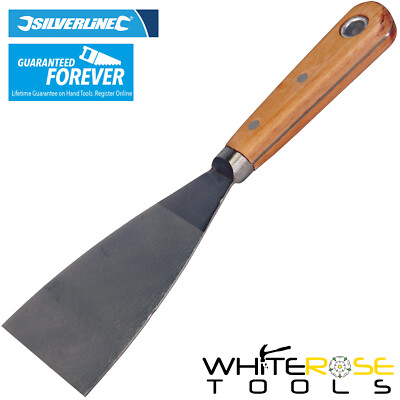 Silverline Schaber Tapetenfarbe Wandbeläge Hartholzgriff 75 mm