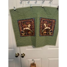 Quilted Wall Hanging Nursery Decor Rocking Horse Country Folk Art