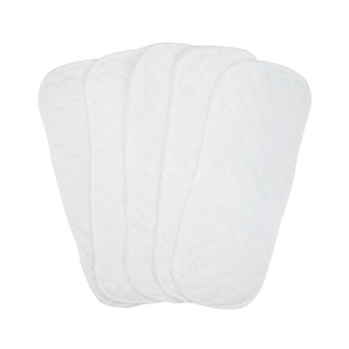 10PCS Cotton Cloth Baby Diapers Inserts Liners 3 Layers Reusable Newborn Nappy H - Picture 1 of 11