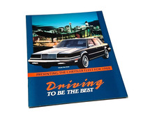 1988 Chrysler Dodge Plymouth Peugeot Fleet Brochure