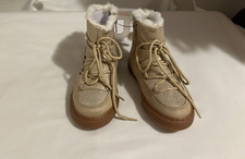 GYMBOREE LITTLE GIRLS GOLD COLORED ANKLE BOOTS SHOES SIZE 11 NEW