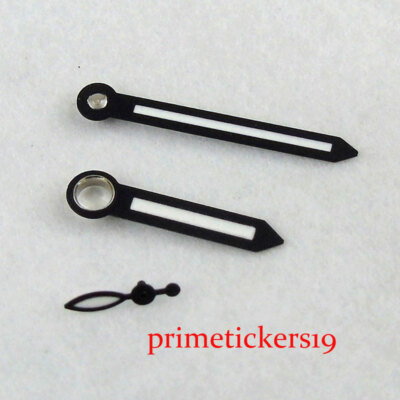 High quality black watch hands fit ETA 6497 6498 hand winding movement 