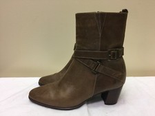 FEBO Mujer Sobre el Tobillo Botas Tacón Marrón Envejecido Talla 9