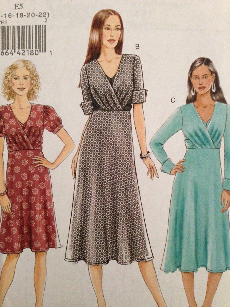 Vogue Sewing Pattern 8471 Ladies / Misses A Line Dress Size 6-12 Uncut |  eBay
