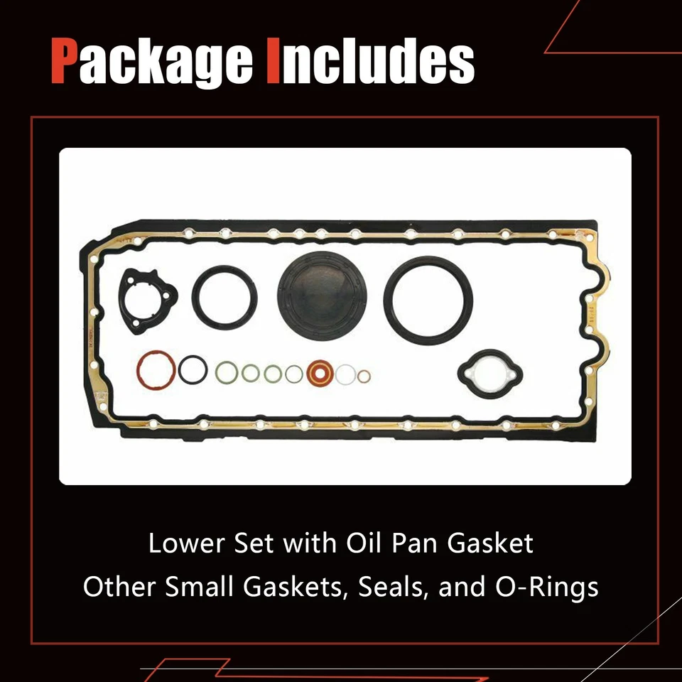 Подходит для BMW 128i 328i 325i 330i 525i 530i x3 x5 z4 2,5 л 3,0 л комплект прокладок поддона масла - Изображение 4 из 4