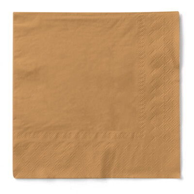100 Tissue Servietten 3lagig, 1/4-Falz - 25 versch. Farben Unifarben Neutral