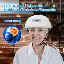 1070nm Led Brain Helmet for Parkinson Therapy Red Near Infrared Light Therapy