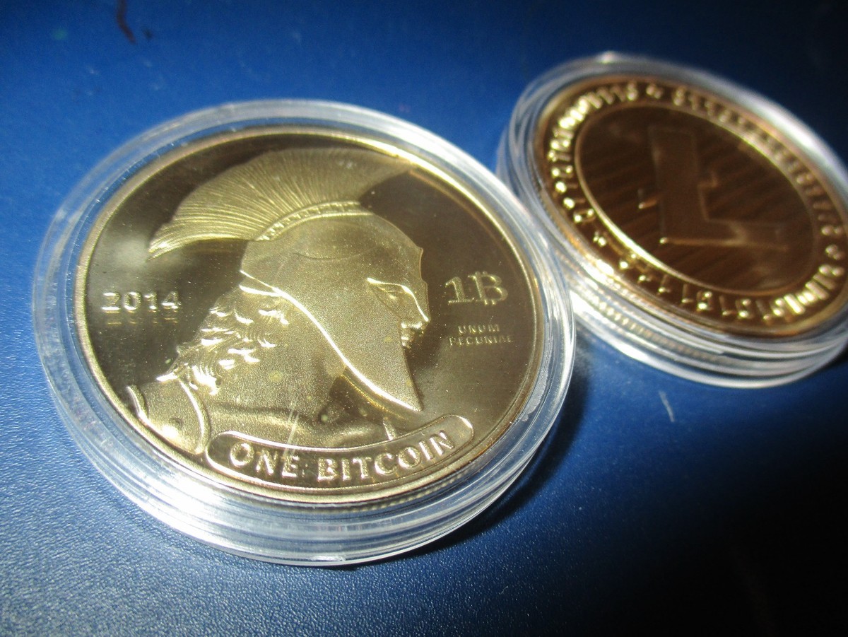 2 Sammler Coin / Münze / Medaille , Titan Litecoin Design Gold Optik / CO  114 | eBay.de
