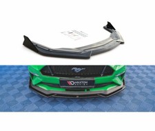 CUP Spoilerlippe + Wings SCHWARZ für Ford Mustang MK6 GT FL Frontspoiler ABS V1