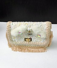  Borsa mia mia donna In Lana Cotta  Tracollina A Catena Artiginale In Offerta 