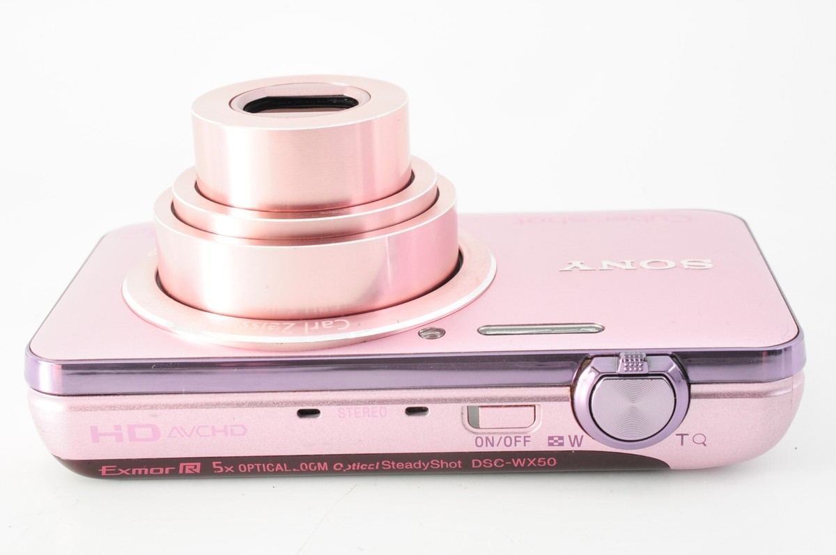 【S2315】 SONY Cyber-shot DSC-WX50 ピンク ソニー Top Mint] SONY Digital Camera DSC-WX50 Sakura Pink Cyber