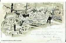 Austria North Pole Promotion 1898 Wien cover Ploiești Romania vintage postcard