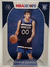 Leandro Bolmaro Rookie #247 NBA Hoops 2020-21 RC Minnesota Timberwolves