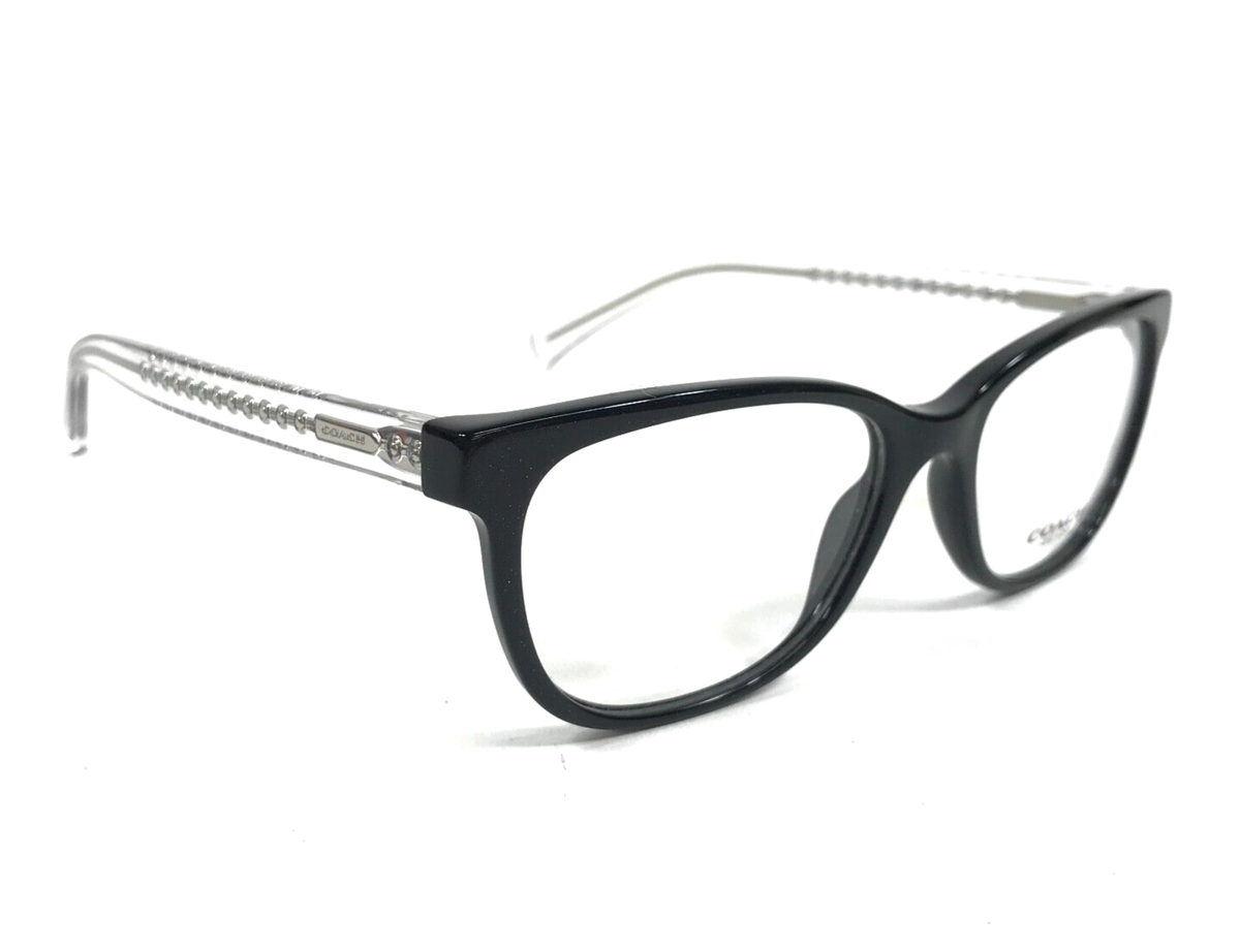 Coach Eyeglasses Frames HC6072 5327 Black Glitter/Crystal  display picture 3