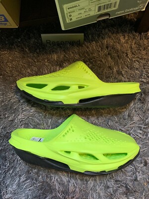 Nike x MMW 005 Slide Sandals Men 11 Volt Black DH1258-700  display picture 3