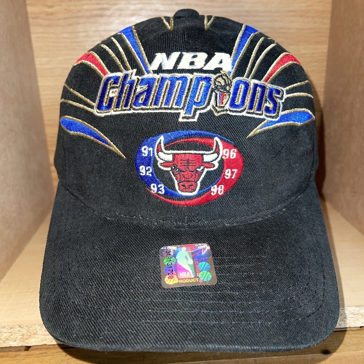Vintage Chicago Bulls Hat Starter Cap 1998 NBA Finals Champions Jordan 90s