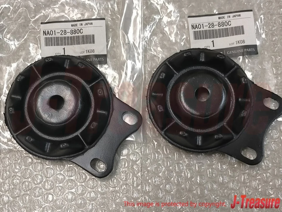 Subchasis diferencial trasero genuino MAZDA MIATA MX5 90-05 tope de montaje de arbusto 2 piezas Foto 3 de 4