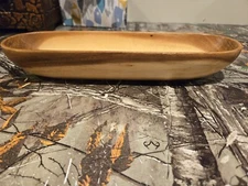Wooden Oblong Bowl by Well Equipped Kitchen 15.25"L