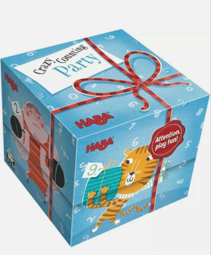 Crazy Counting Party Game HABA Gift Cube  2-4 Players Ages 4+ - Picture 1 of 2