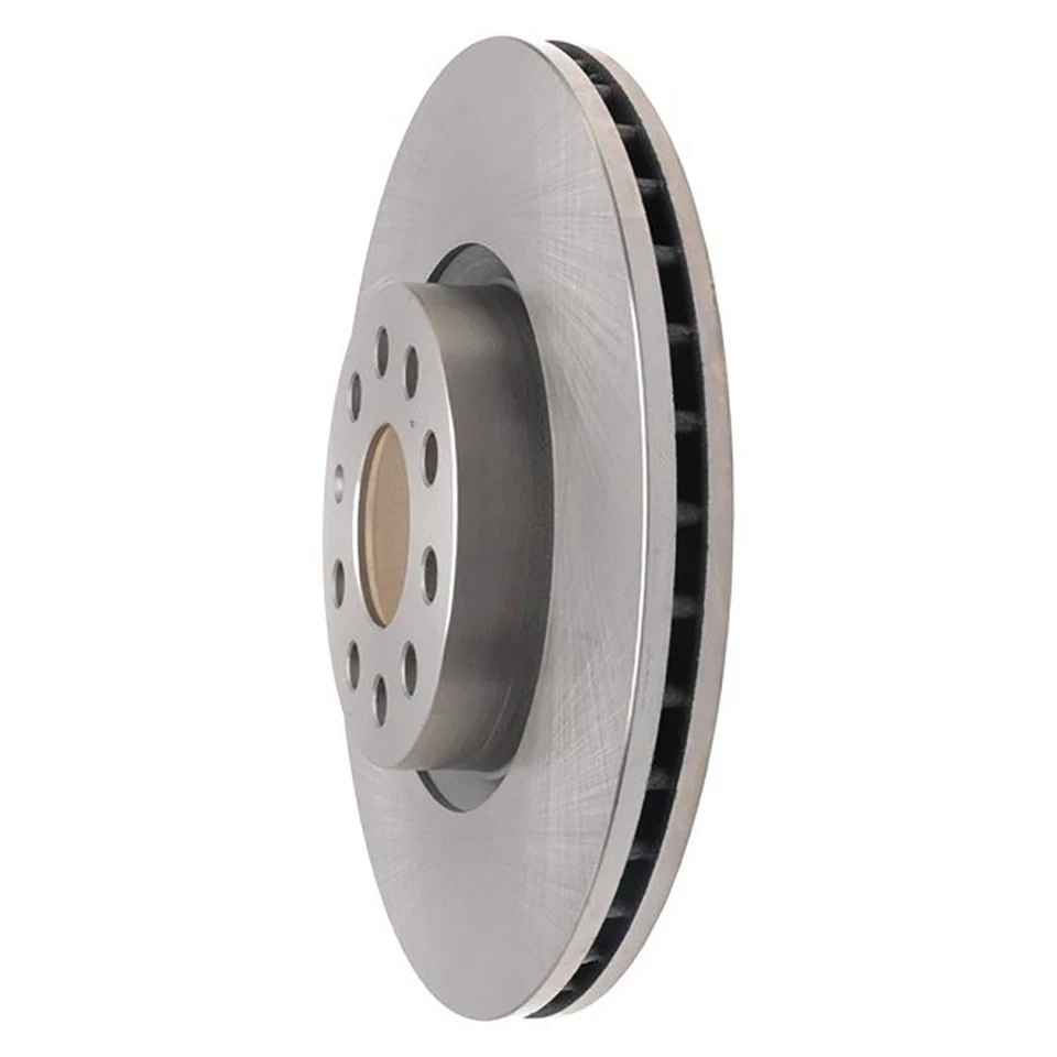 Front Kit Brake Rotors Ceramic Brake Pads Hardware For 2006-2010 Volkswagen GTI - Image 2 of 4