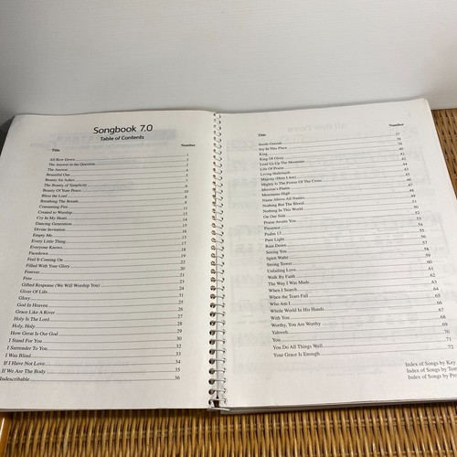 Vol 7.0: Over 75 Modern Christian Worship Songs: Vol 7.0 PB 2004 Hymnal Songbook - Picture 8 of 15