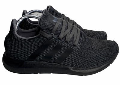 Adidas Mens Sz 9.5 Running Athletic Shoes Black Mesh EVM 004001 | eBay
