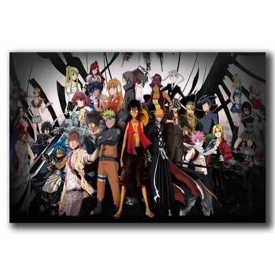 New One Piece Op Monkey D Luffy Fighting Custom Poster Print Art Decor T 741 Ebay