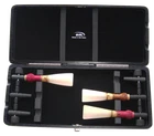contrabassoon reed case for 6 reeds, wooden cones