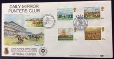6.6.1979 Horse Racing FDC The Curragh, Eire, Daily Mirror Punters Club, Derby