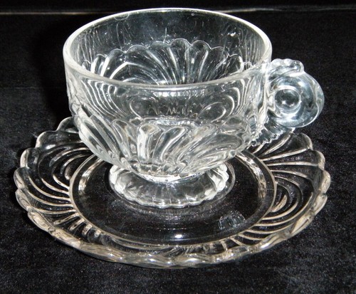 Vintage MCM CAMBRIDGE GLASS "Caprice" Clear (Stem 300) Dinnerware - Picture 31 of 70