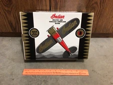 die cast Indian Motorcycles Travel Air airplane bank NIB. 2nd in series