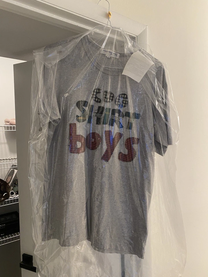 COMME DES GARCONS Camisa Cdg Niños Parche a Cuadros Supreme  Foto 3 de 4
