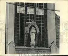 1975 Press Photo Madonna and Child at the Our Lady of Prompt Succor Church