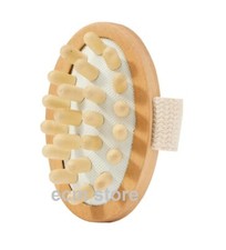GREEN BARBÈS Brosse massant corps anti-cellulite en bois appareil massage /EBPJ